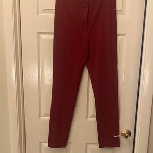 NWT Ann Taylor Factory cranberry size 8 slacks